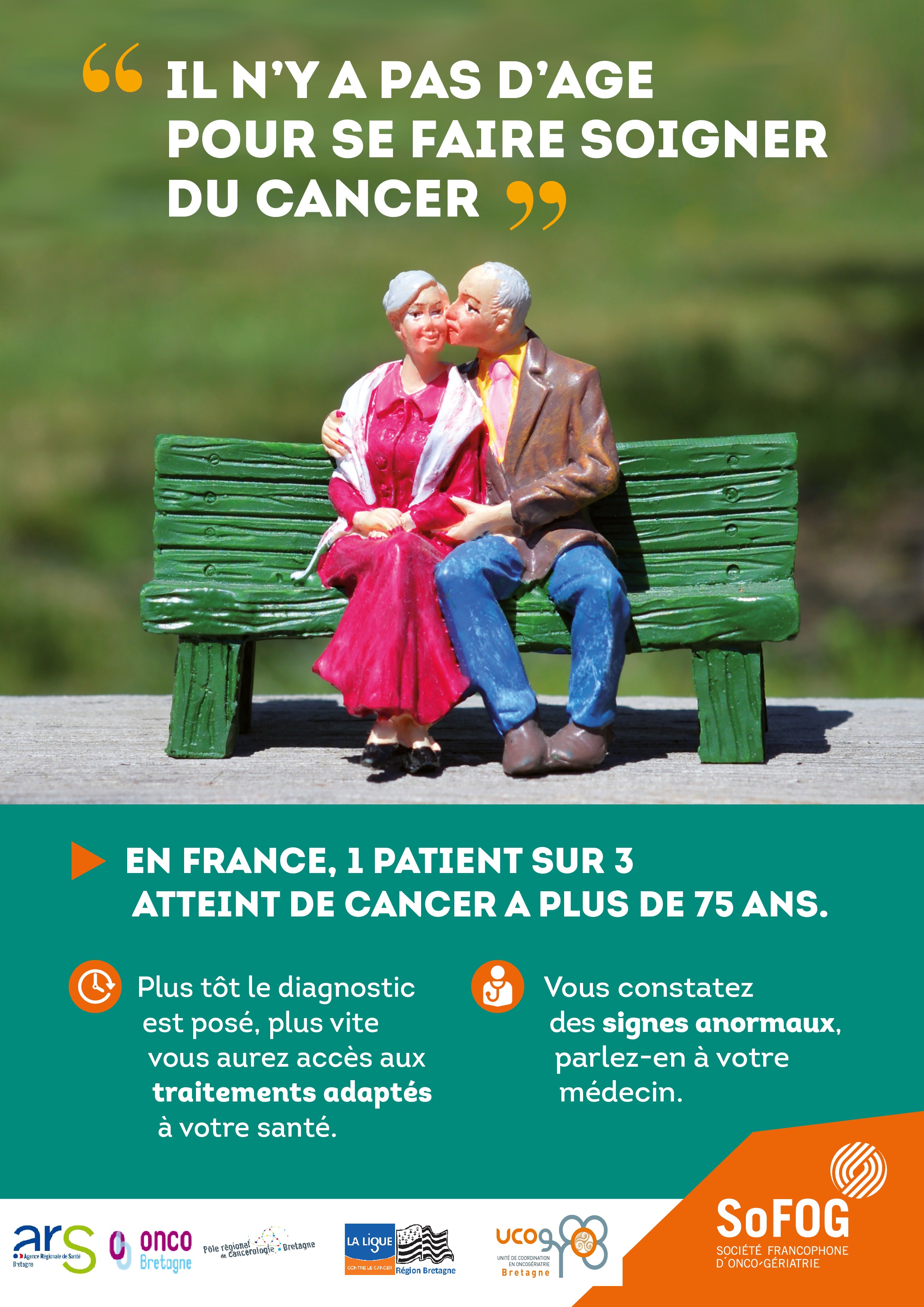 Il n’y a pas d’âge pour se faire soigner du cancer.