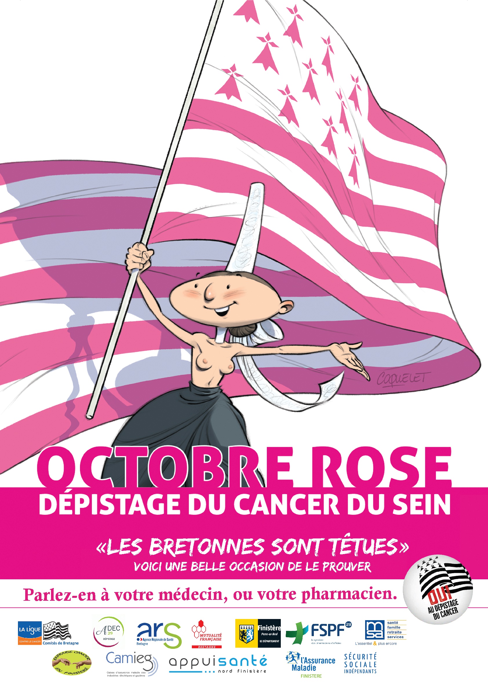 Affiche octobre rose