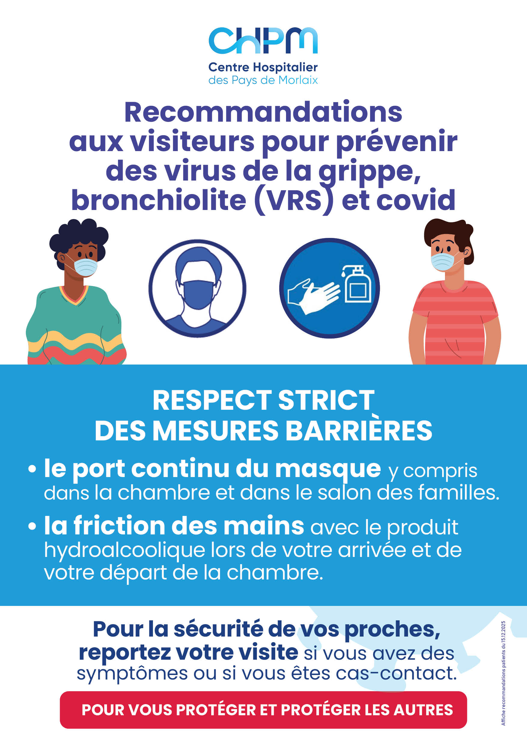 affiche port masque obligatoire decembre 2025