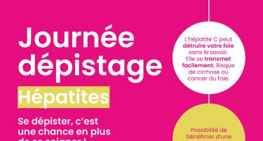 affiche dépistage CSAPA 2025